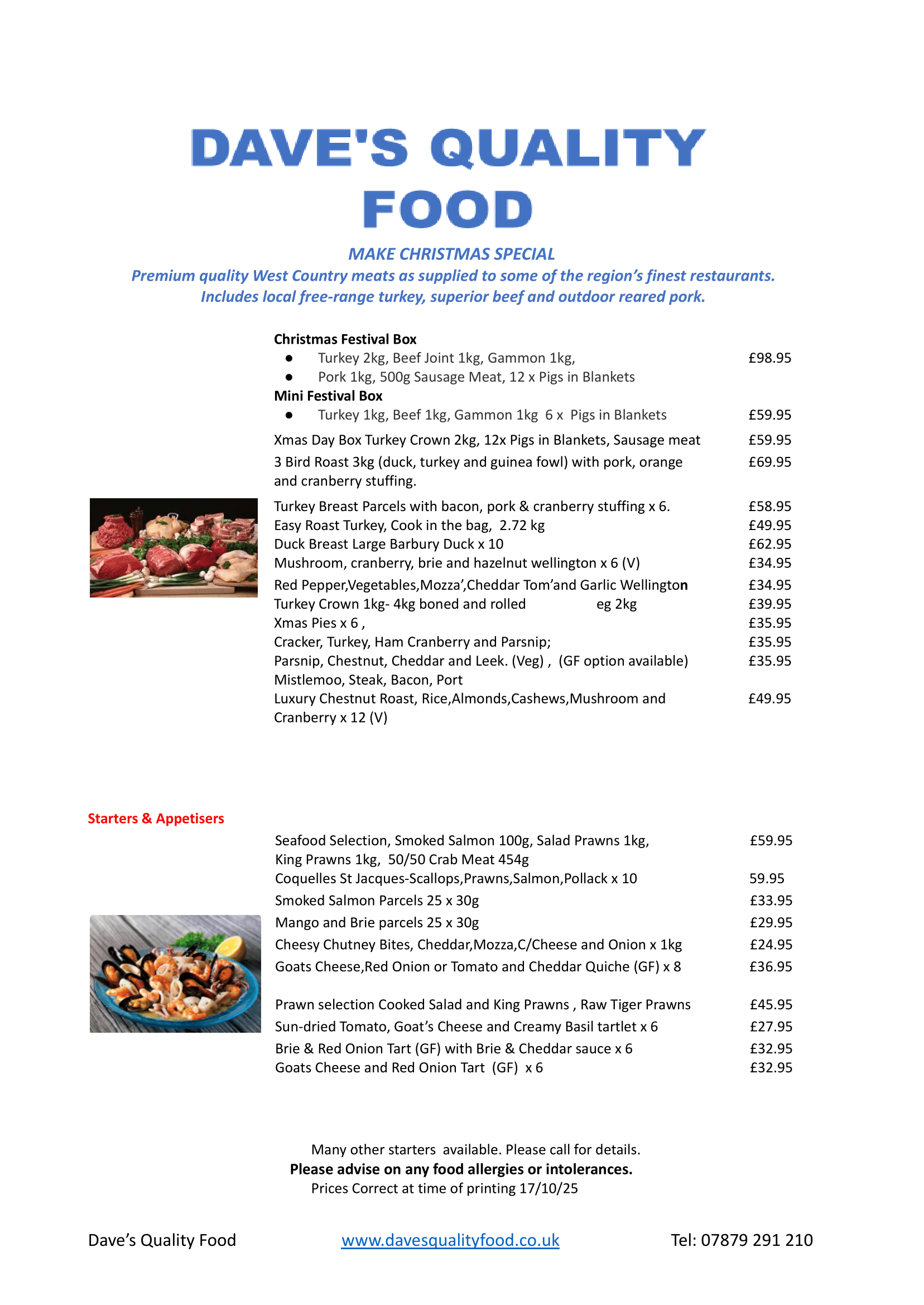 Christmas Flyer Page 1